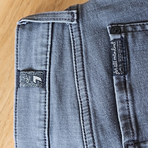 7FAM Gwenevere Skinny Jeans in Grey, Size 26 - Picture 7 of 16